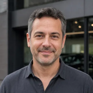 Retrato ilustrativo de Bruno Almeida